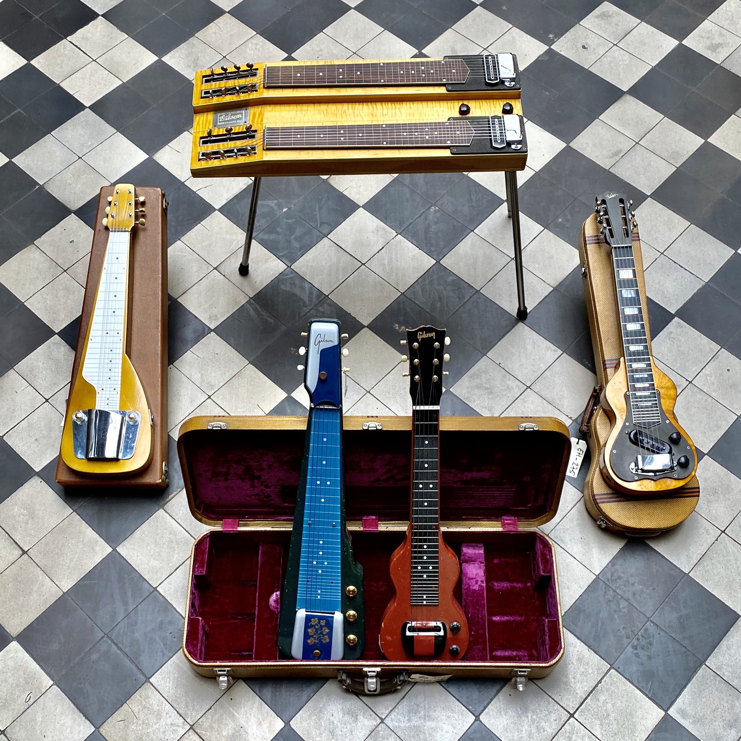 Guitares et autres instruments à cordes pincées